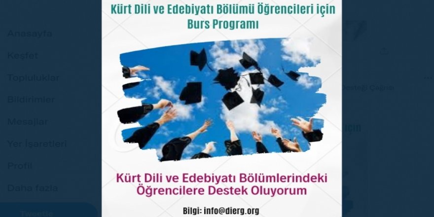 3 kurumdan Kürt Dili ve Edebiyatı Bölümü öğrencilerine burs için çağrı