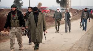 İDLİB/ DAIŞ militanları kitlesel bir şekilde ÖSO'ya 'teslim' oluyor