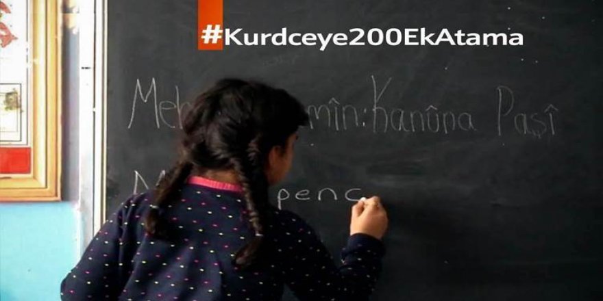 200 Kürtçe öğretmenin daha atanması için sosyal medyada kampanya başlatıldı