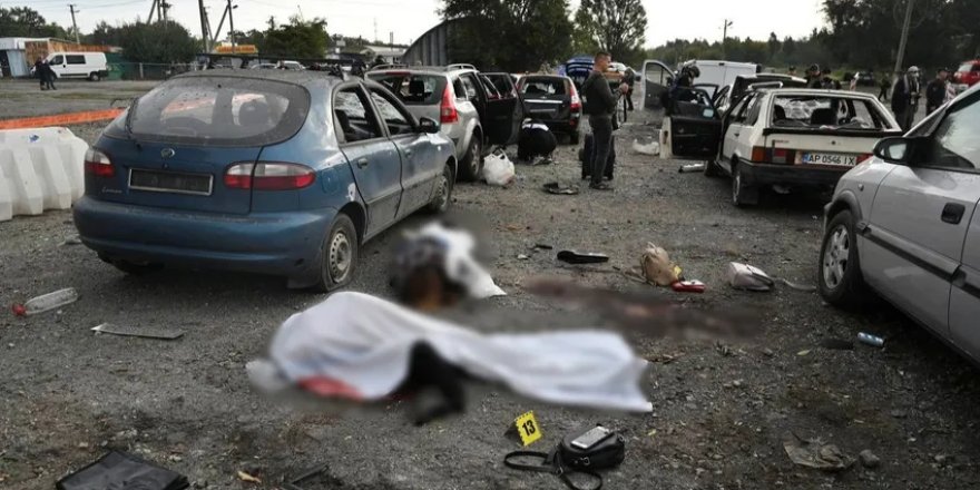 Zaporijya'da füze saldırısı: 23 sivil öldü, 28 yaralı