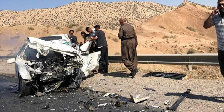 Süleymaniye’de feci kaza: 5 Peşmerge hayatını kaybetti