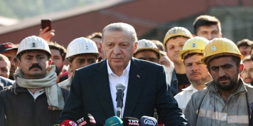 Erdoğan'ın maden faciası yorumu: Kader planına inanmış insanlarız