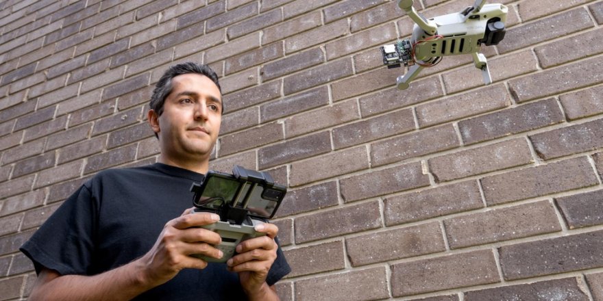 Wi-Fi aracılığıyla duvarların arkasını gören drone üretildi