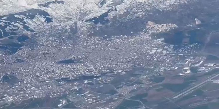 Maraş’ın havadan görüntüsü; Şehrin yarısı yok olmuş!