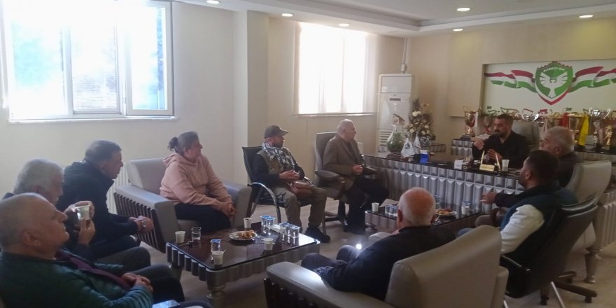 PAK ve TDK-TEVGER Ortak Heyeti Amed Spor Kulübünü Ziyaret Etiler