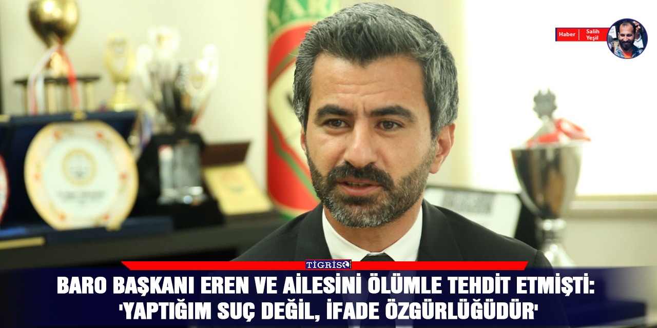 'Yaptığım suç değil, ifade özgürlüğüdür'