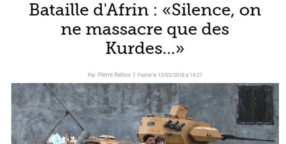 Le Figaro: Sessiz olun! Sadece Kürtleri katlediyoruz