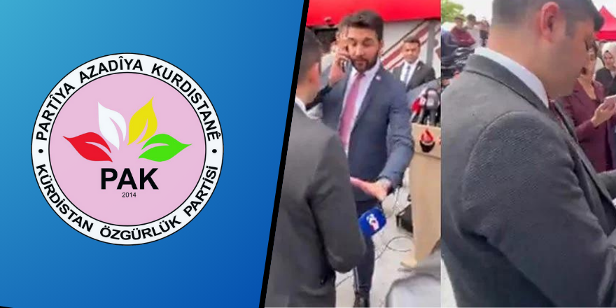 PAK: Zafer Partisi’nin Kürdistan 24  TV Muhabirleri’ne Müdahalesini Kınıyoruz