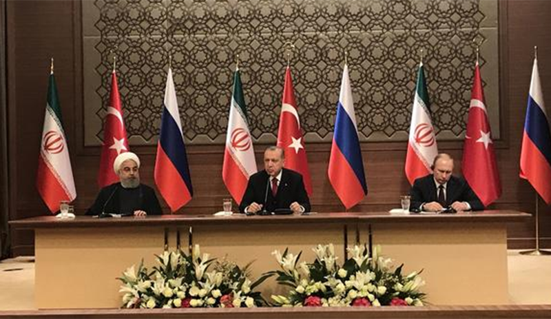 Türkiye-Rusya-İran zirvesi sona erdi..Zirve sonrası açıklama yapılıyor