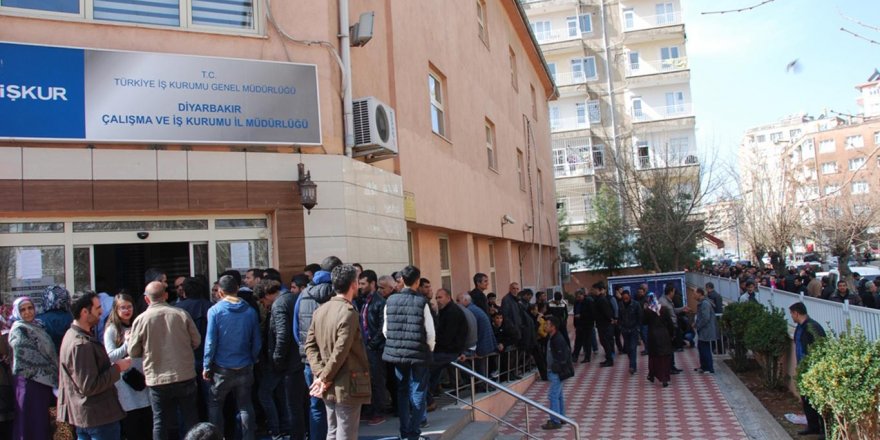 Diyarbakır'da bin 400 kişilik geçici işe 20 bin başvuru