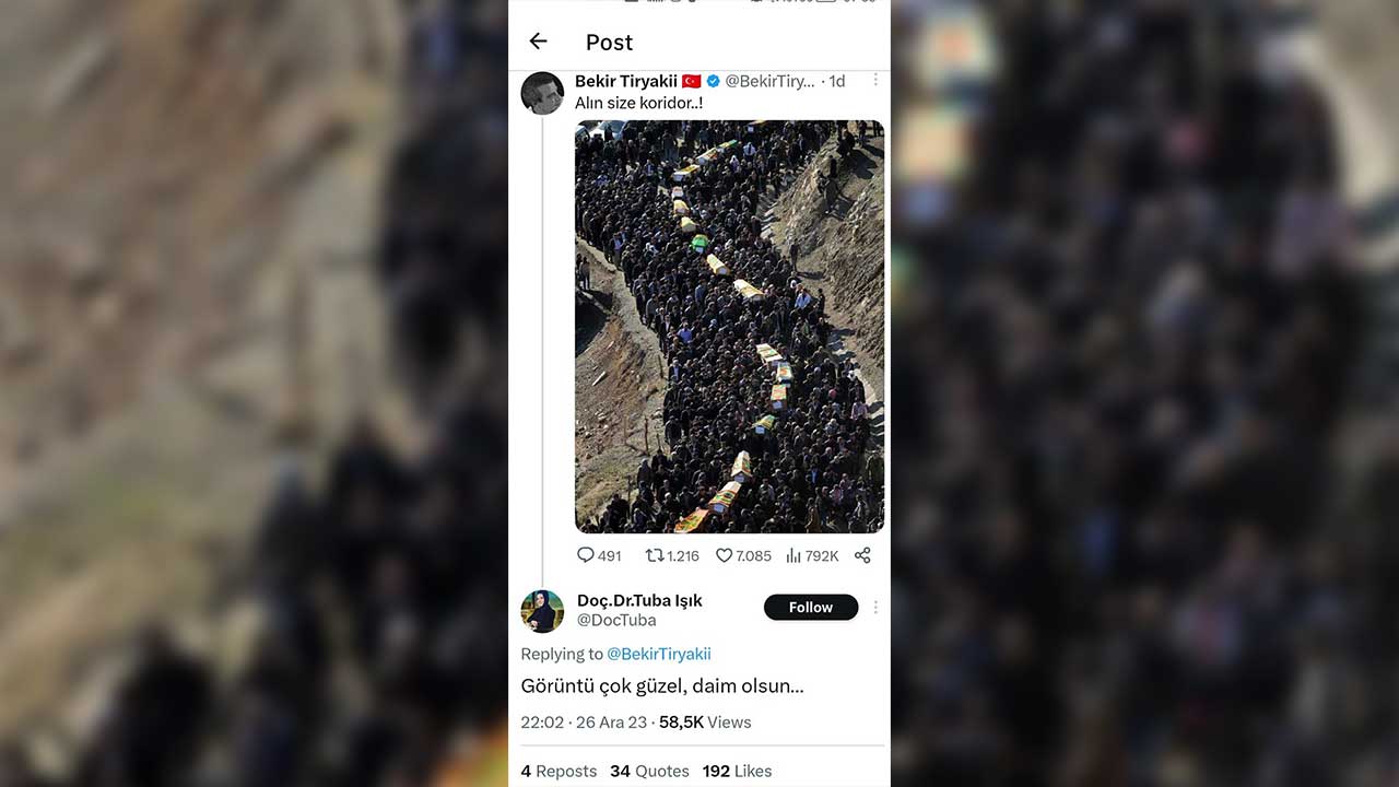 Akademisyen Tuba Işık'tan Roboski katliamı övgüsü: Görüntü çok güzel, daim olsun