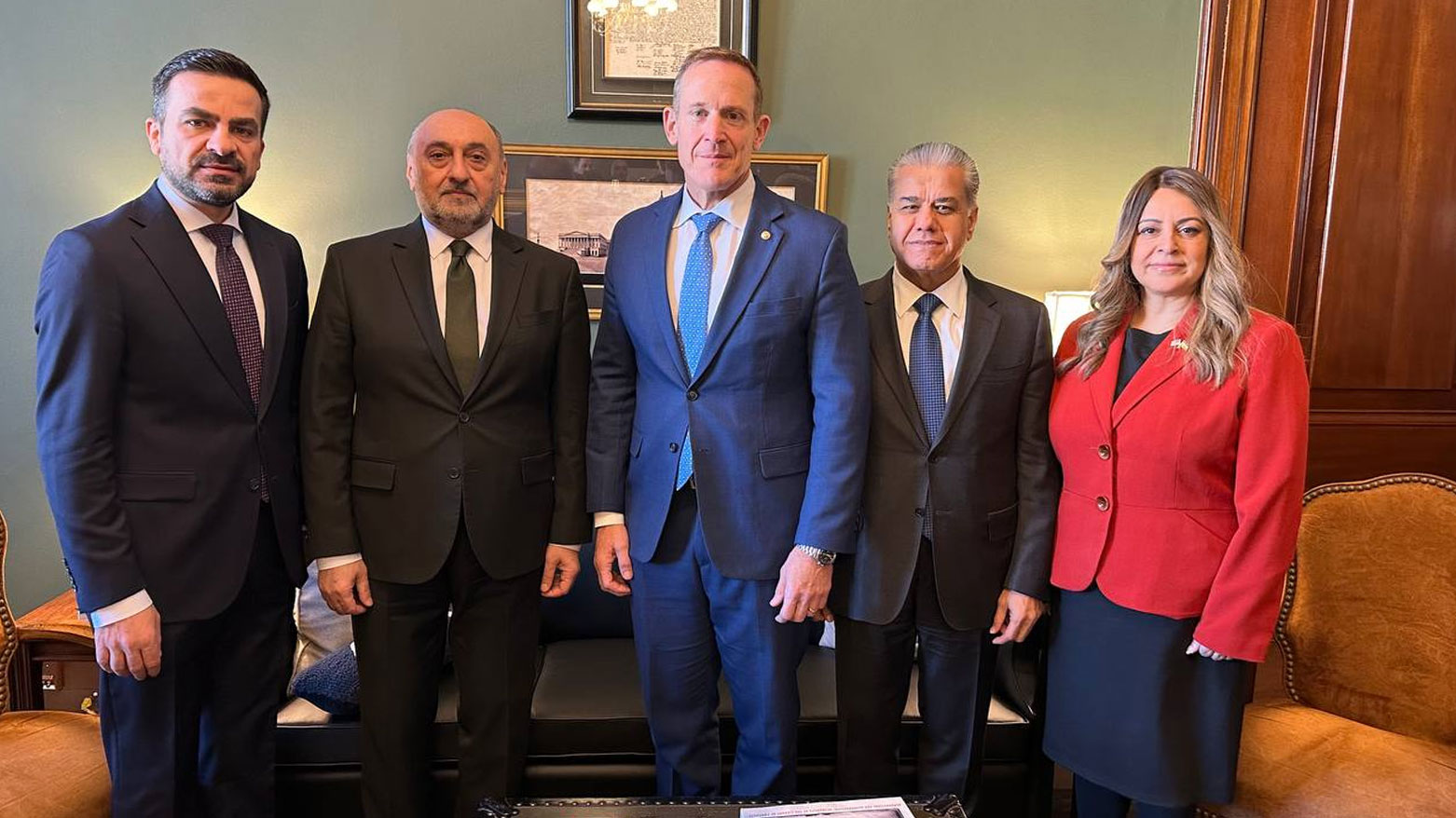 Kürdistan Bölgesi heyeti, bir grup ABD'li senatör ve kongre üyesiyle görüştü
