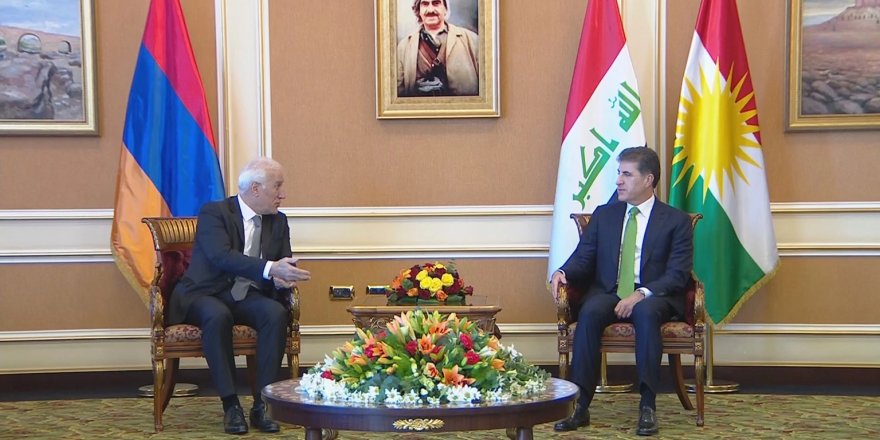 Ermenistan Cumhurbaşkanı Haçaturyan, Erbil’de