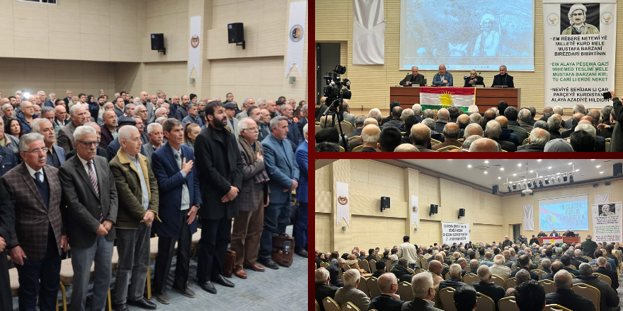 PWK Batman’da Kürt Lider Molla Mustafa Barzani’yi Anmak Amacıyla Konferans Düzenledi