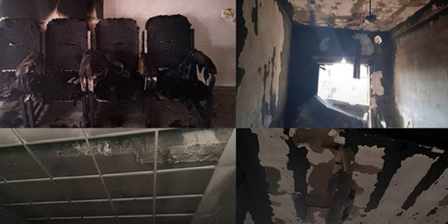 Rojava’da PDK-S ofisi ateşe verildi