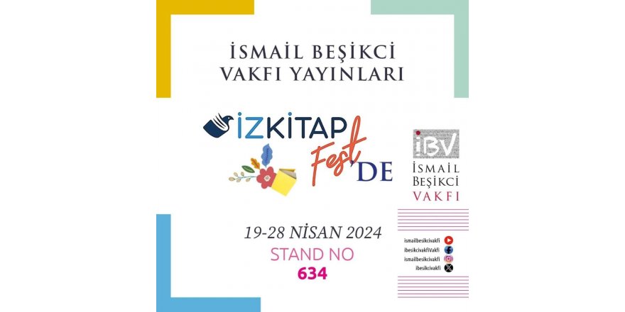 İsmail Beşikci Vakfı TÜYAP İzmir Kitap Fuarı'nda