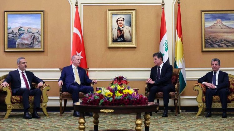 Neçirvan Barzani ve Mesrur Barzani'nin Erdoğan ile görüşmesinin detayları açıklandı