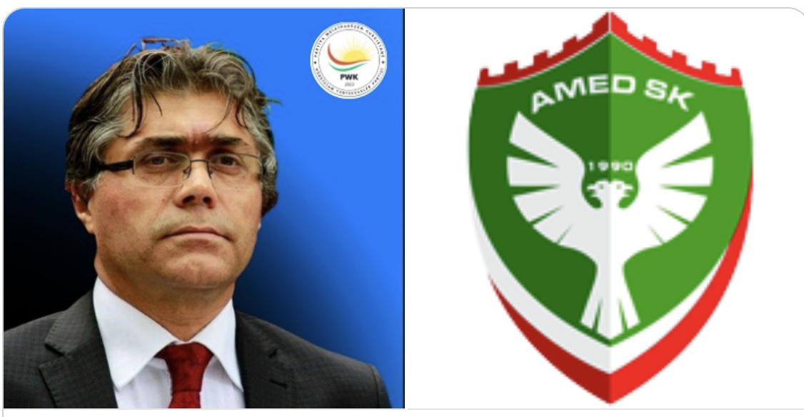 Kürdistan Yurtseverler Partisi (PWK) Genel Başkanı Mustafa Özçelik:AmedSporu Kutluyoruz