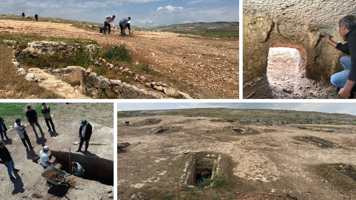 Adıyaman Tharsa Antik Kenti’nde oda mezar bulundu