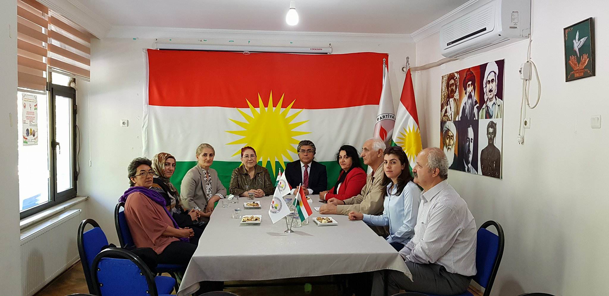 Birleşik Kürt Kadınları Platformu Diyarbakır’da PAK’ı Ziyaret Etti