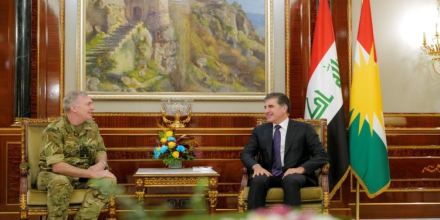 Neçirvan Barzani, İngiltere Genelkurmay Başkanı ile görüştü