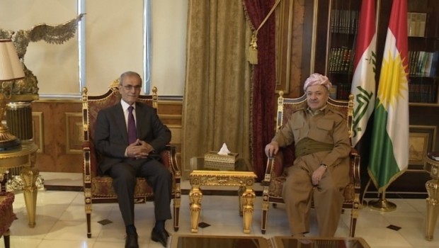 Necmettin Kerim'den Başkan Barzani'ye ziyaret