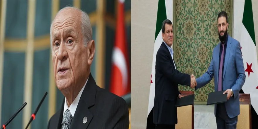 Bahçeli: YPG 10 Mart Mutabakatına Uymalı