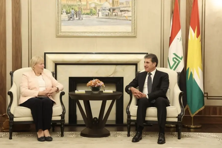 Neçirvan Barzani, Almanya'nın Irak Büyükelçisi Christiane Hohmann’ı kabul etti