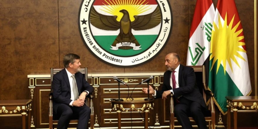 Kürdistan Bölgesi Başkanlık Divanı Başkanı ABD'li bir heyeti kabul etti