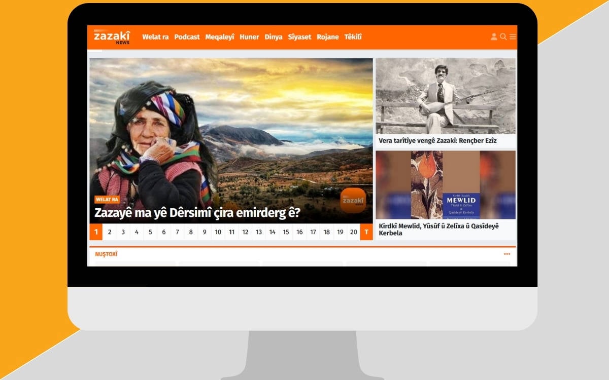 Yok olma tehlikesi altındaki bir dilde haber yapmak: Zazakî News