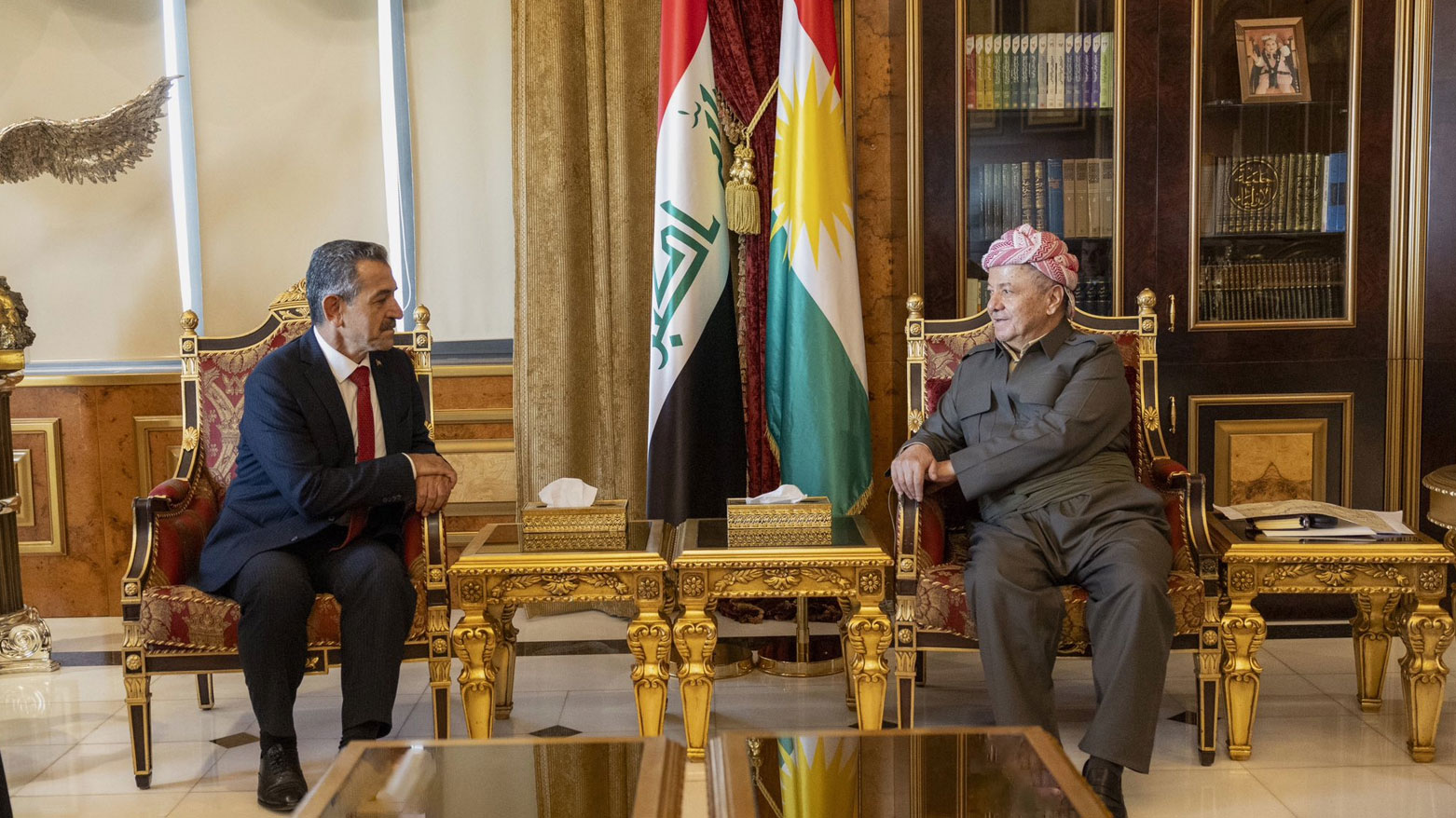 Başkan Barzani, Şırnak Valisi Ekici'yi kabul etti