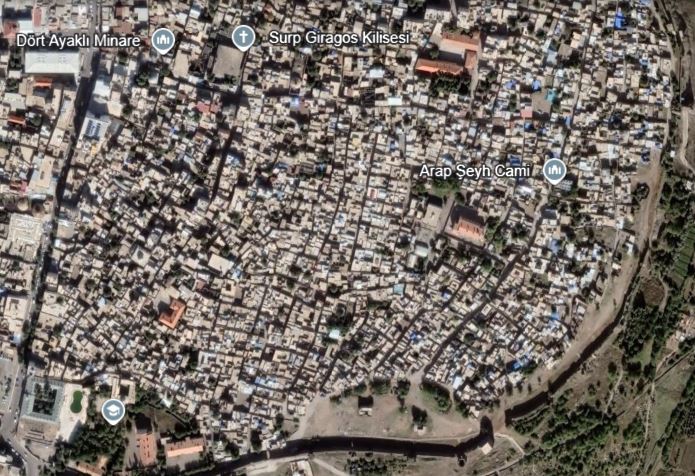 Sur’un uydudan 10 yıl önce, 10 yıl sonraki hali