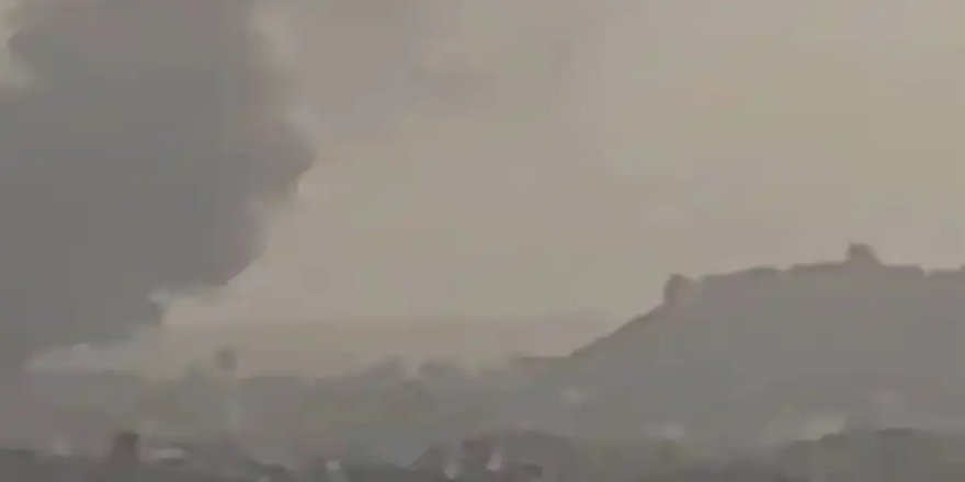 Halep Kalesine Hava Saldırısı