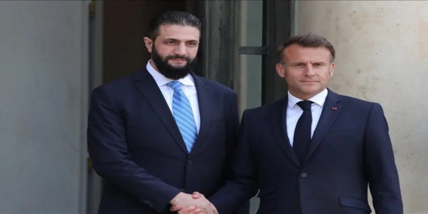Şara, Macron'la görüştü: ‘Kürtler geleceğin temel ortağıdır’