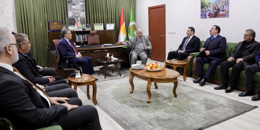 PWK Heyeti Süleymaniye’de KYB Dış İlişkiler Ofisi’ni Ziyaret Etti