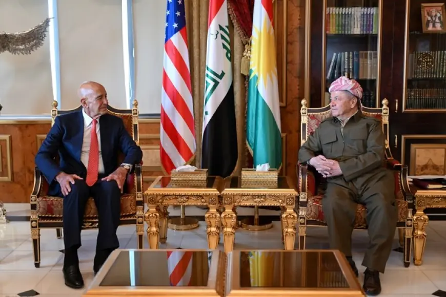 Başkan Barzani, Trump’ın Suriye Özel Temsilcisi Tom Barrack ile görüştü