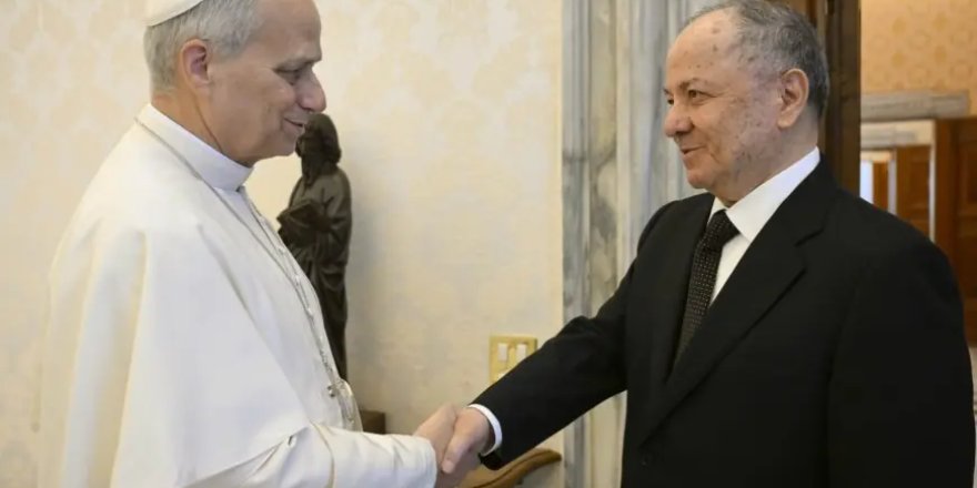 Başkan Barzani, Vatikan’da Papa XIV. Leo ile görüştü
