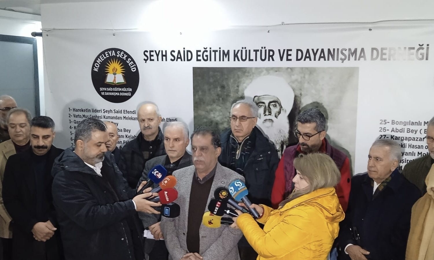 PWK, Diyarbakır'da Şeyh Said Derneği’nin Basın Açıklamasına Katıldı