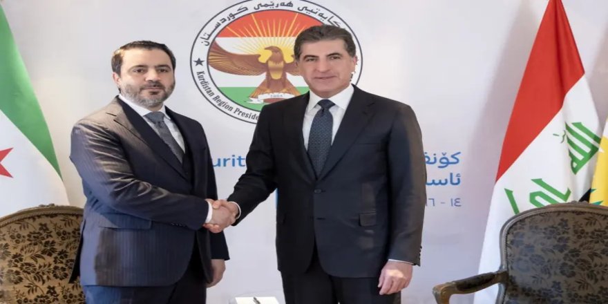 Neçirvan Barzani ile Esad Şeybani görüştü