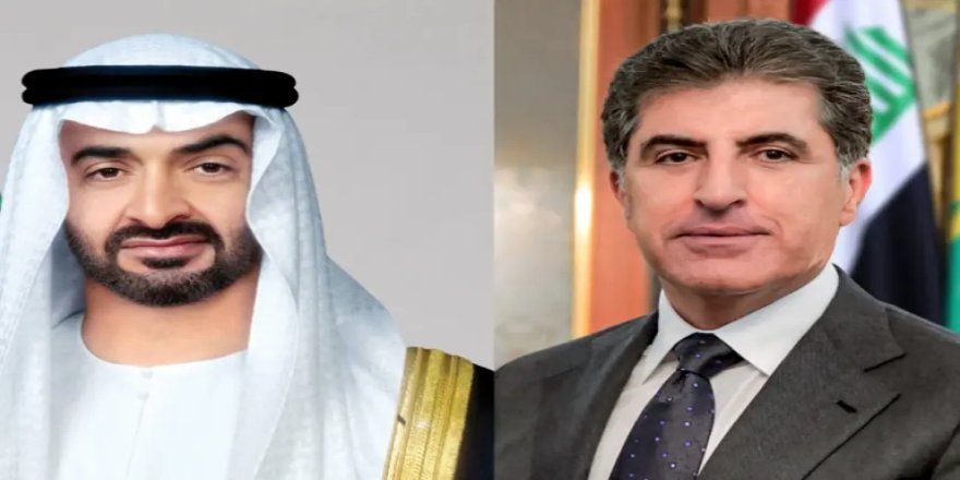 Neçirvan Barzani ile BAE Devlet Başkanı bölgedeki gelişmeleri görüştü