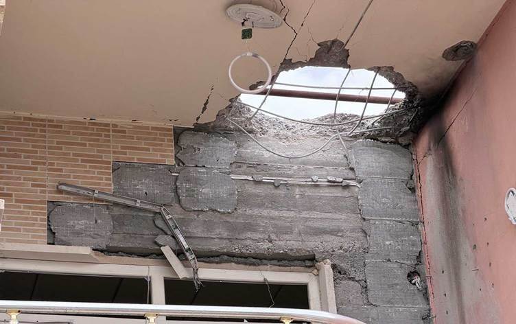 Erbil’de sivil mahalleye dron düştü