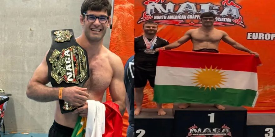 Kürt sporcu NAGA şampiyonu oldu