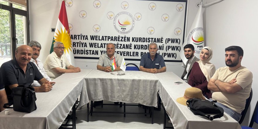 Kürt Öncüleri Derneği Başkanı Ali Çeven Diyarbakır’da PWK’yi Ziyaret Etti