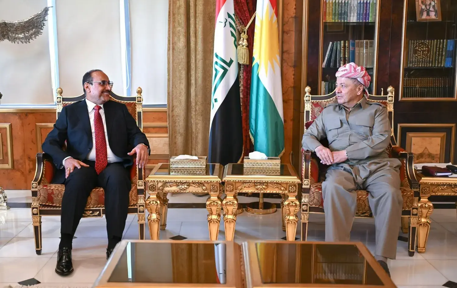 Başkan Barzani, Bağdat Valisini kabul etti