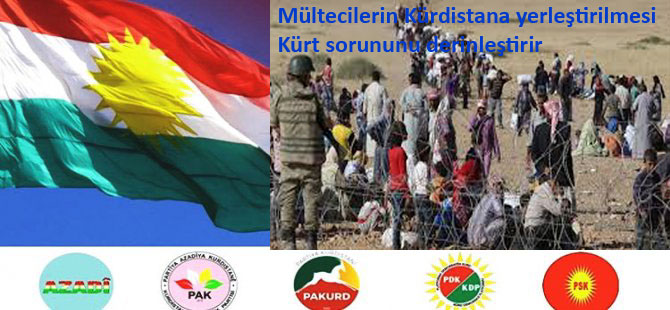 Mültecilerin Kürdistana Yerleştirilmesi Kürd Sorununu Derinleştirir