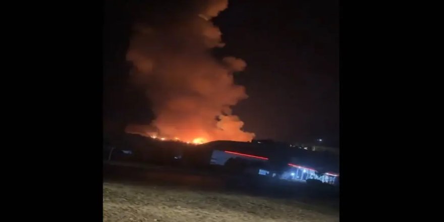 Süleymaniye'nin Tasluca bölgesi bombalandı