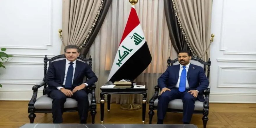 Neçirvan Barzani Bağdat’ta Ali Zeydi ile bir araya geldi