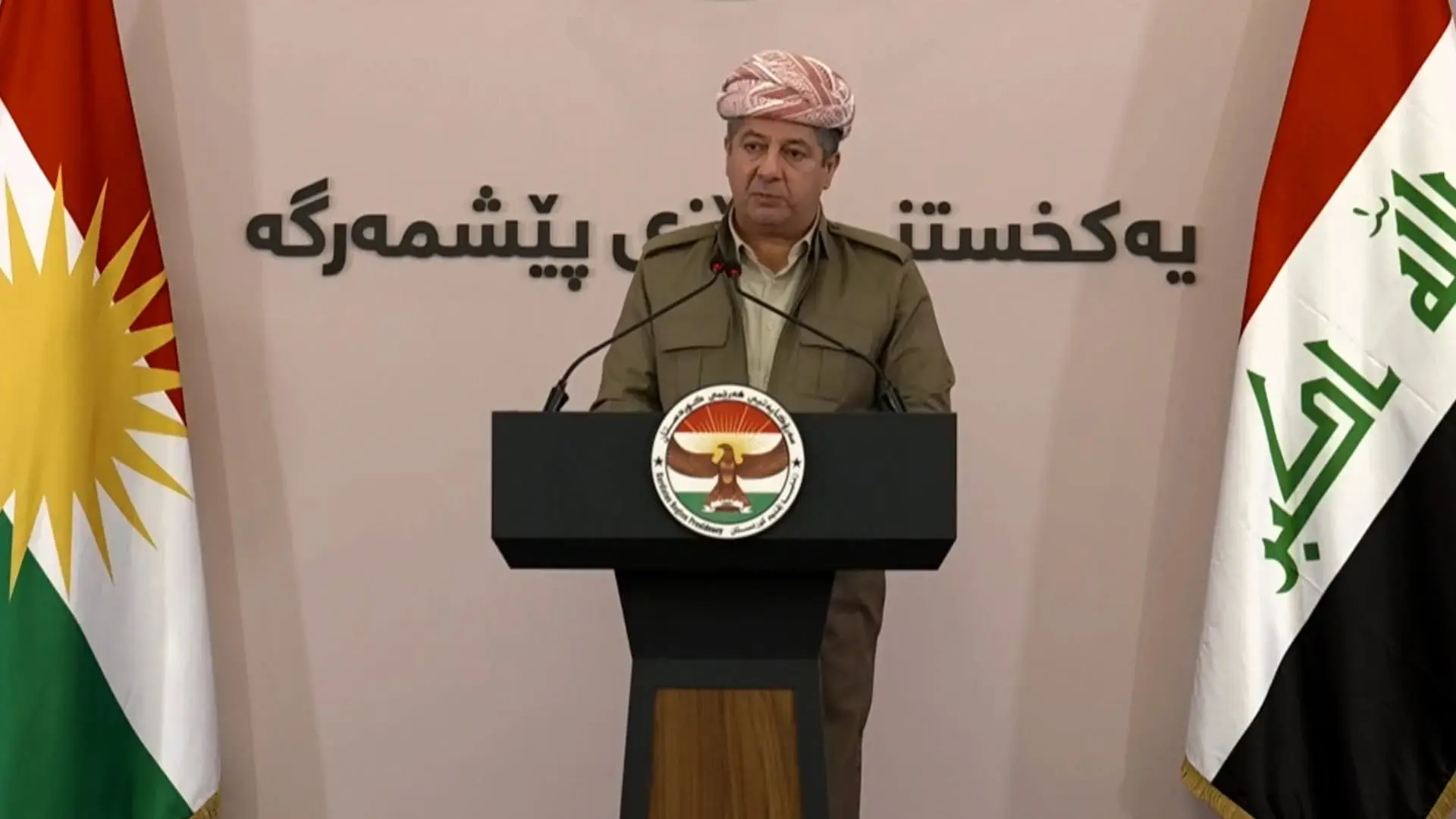 Mesrur Barzani: Tüm Peşmerge güçleri Bakanlık çatısı altında toplandı