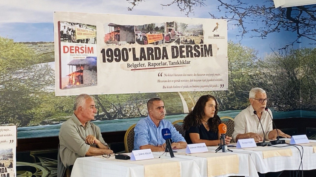 ‘1990’larda Dêrsim: Belgeler, Raporlar, Tanıklıklar’ kitabı tanıtıldı
