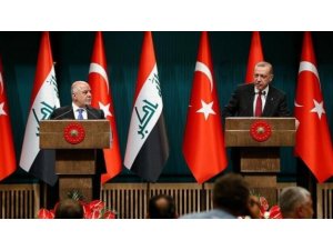 Erdoğan ile Abadi’den ortak basın toplantısı